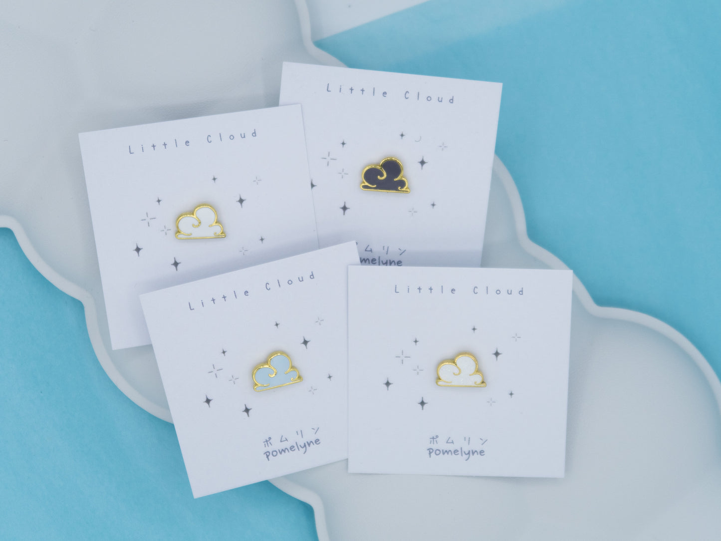 Mini pins Nuage