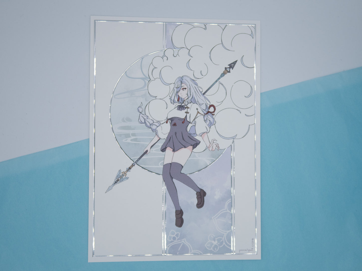 Print Genshin Impact Shenhe Dorure Argent