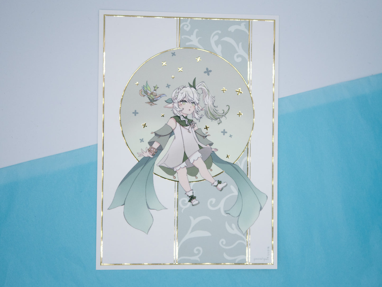 Print Genshin Impact Nahida Dorure dorée