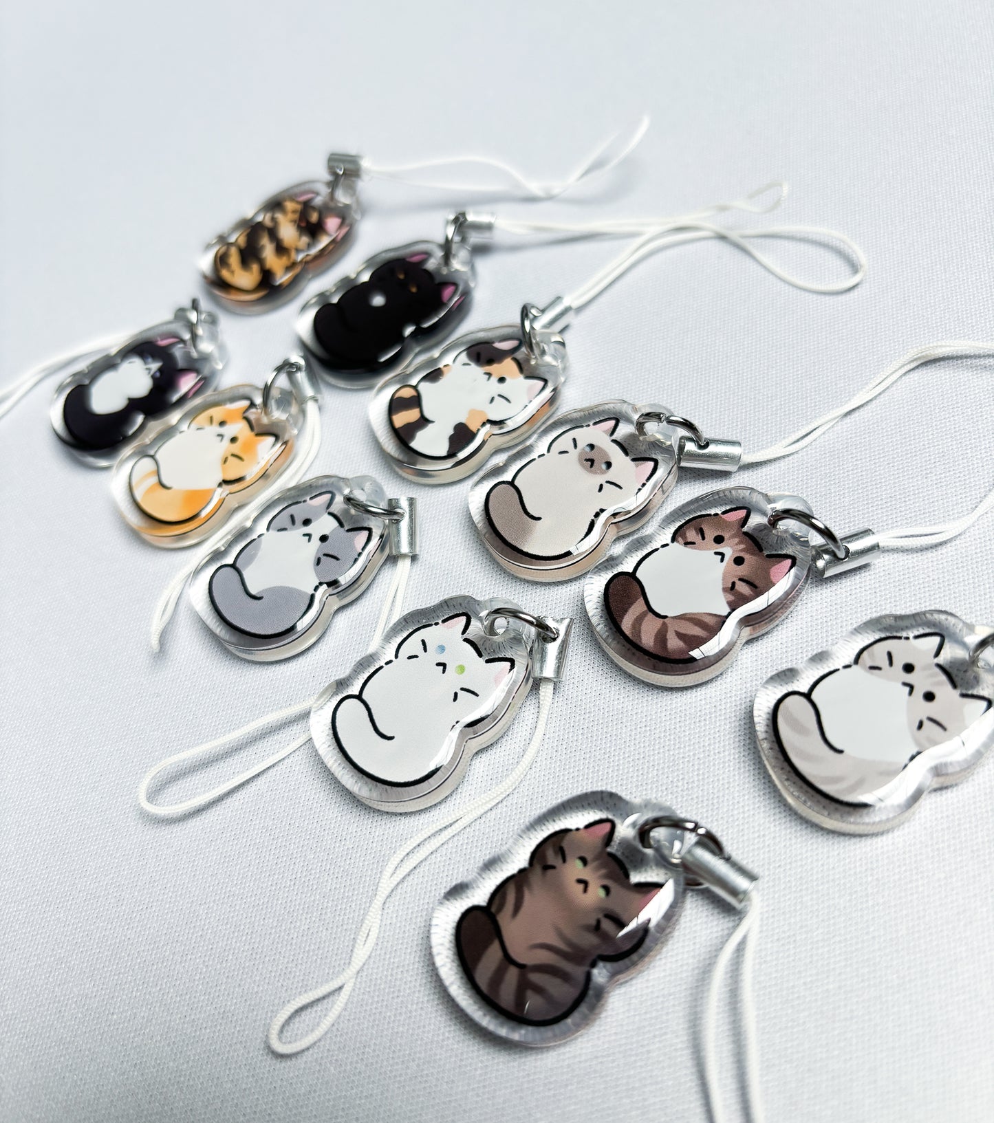 Cat phone strap gacha