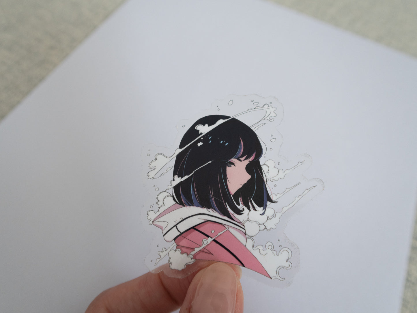 Sticker transparent "New Beginning"