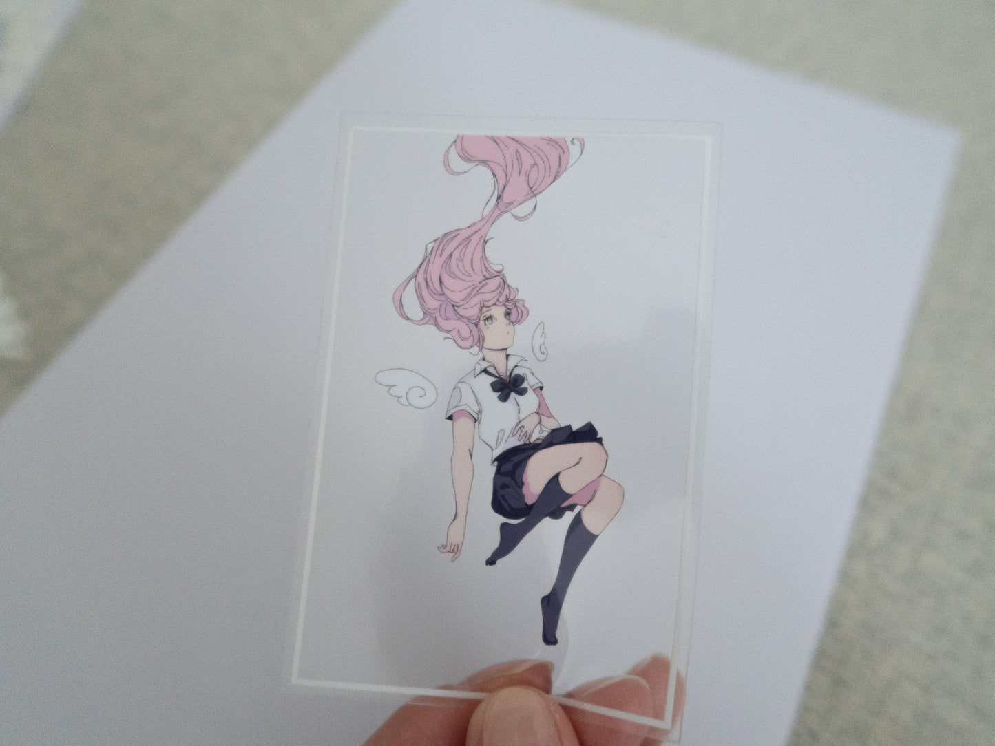 Sticker transparent "Peaceful"