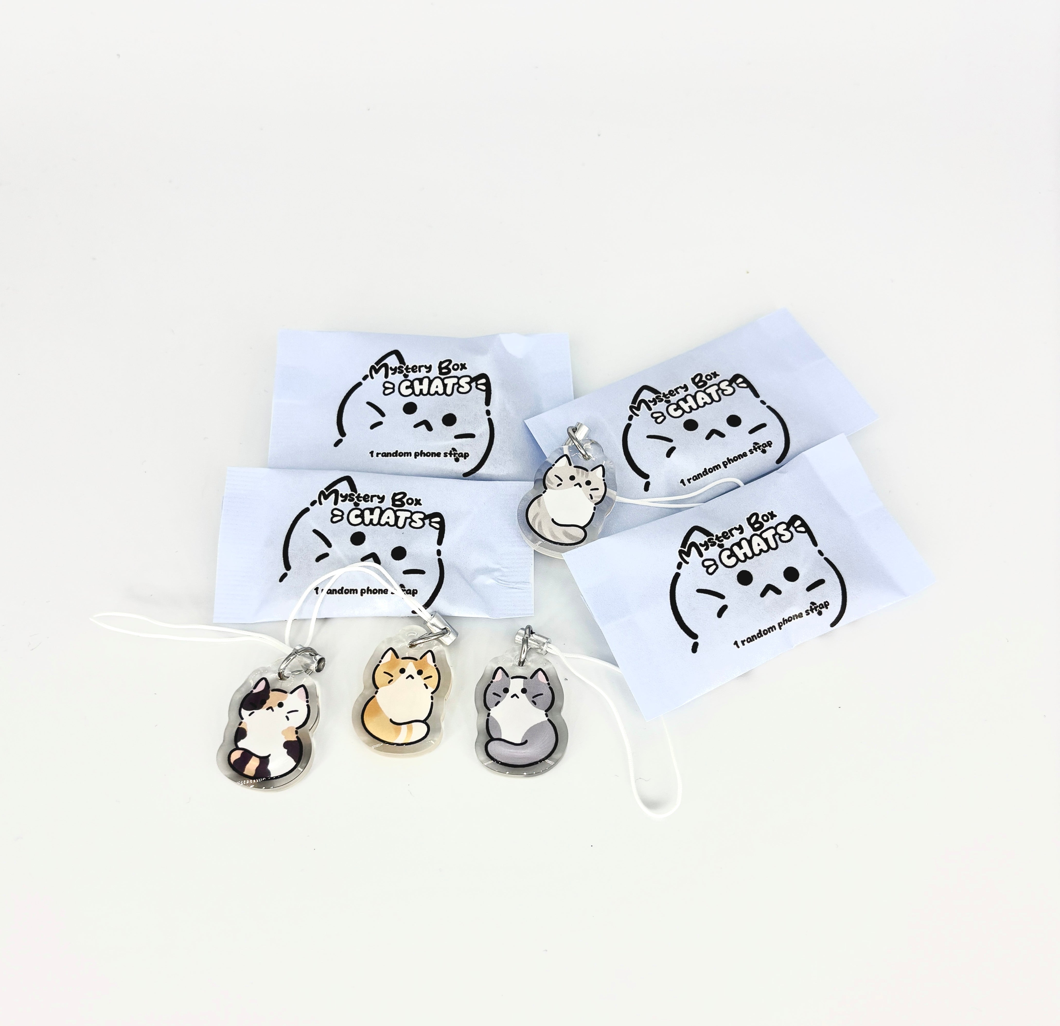 Cat phone strap gacha – Pomelyne