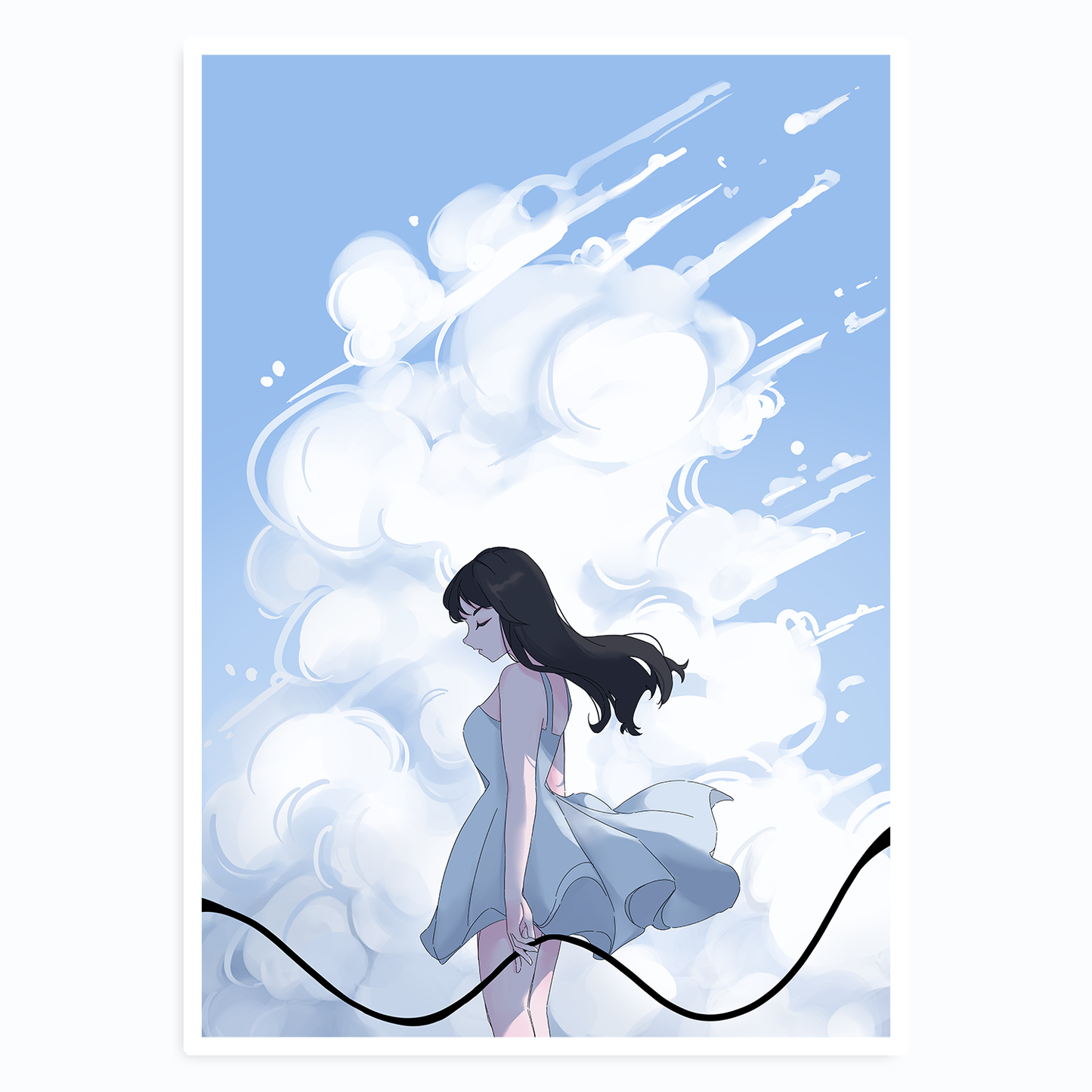 Print "Blue Sky"