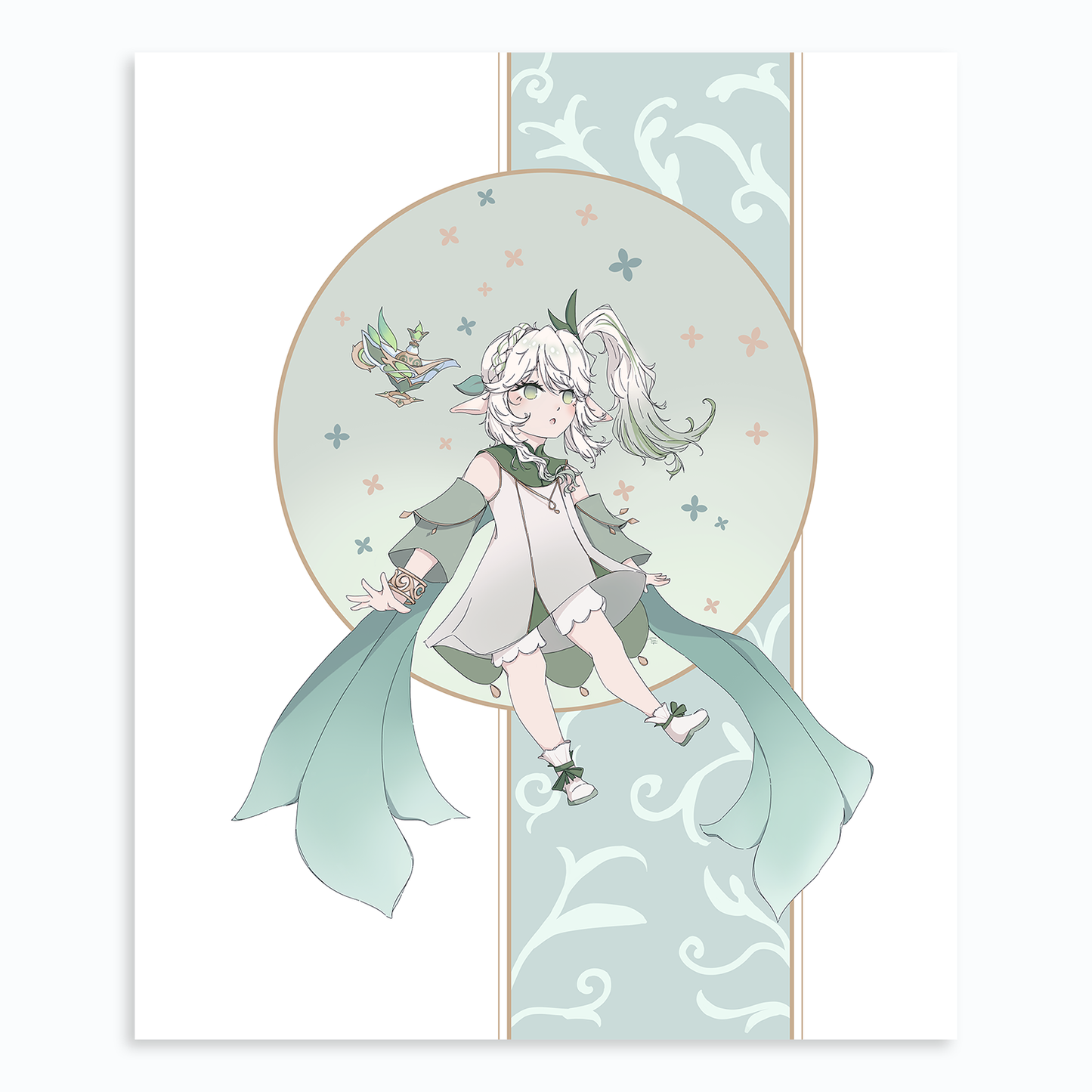 Print Genshin Impact Nahida Dorure dorée
