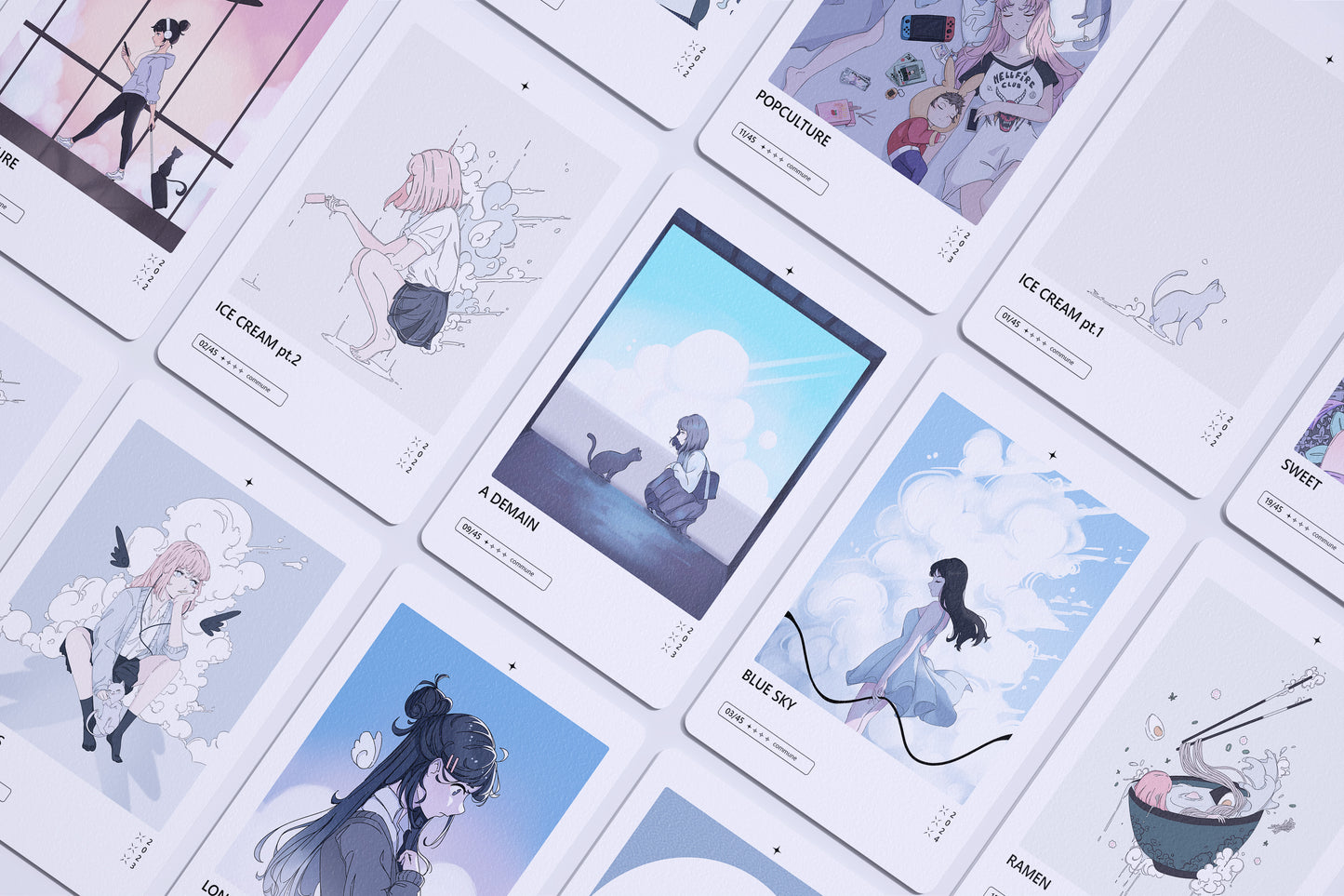 Booster 5 cartes Série "Catching Clouds"