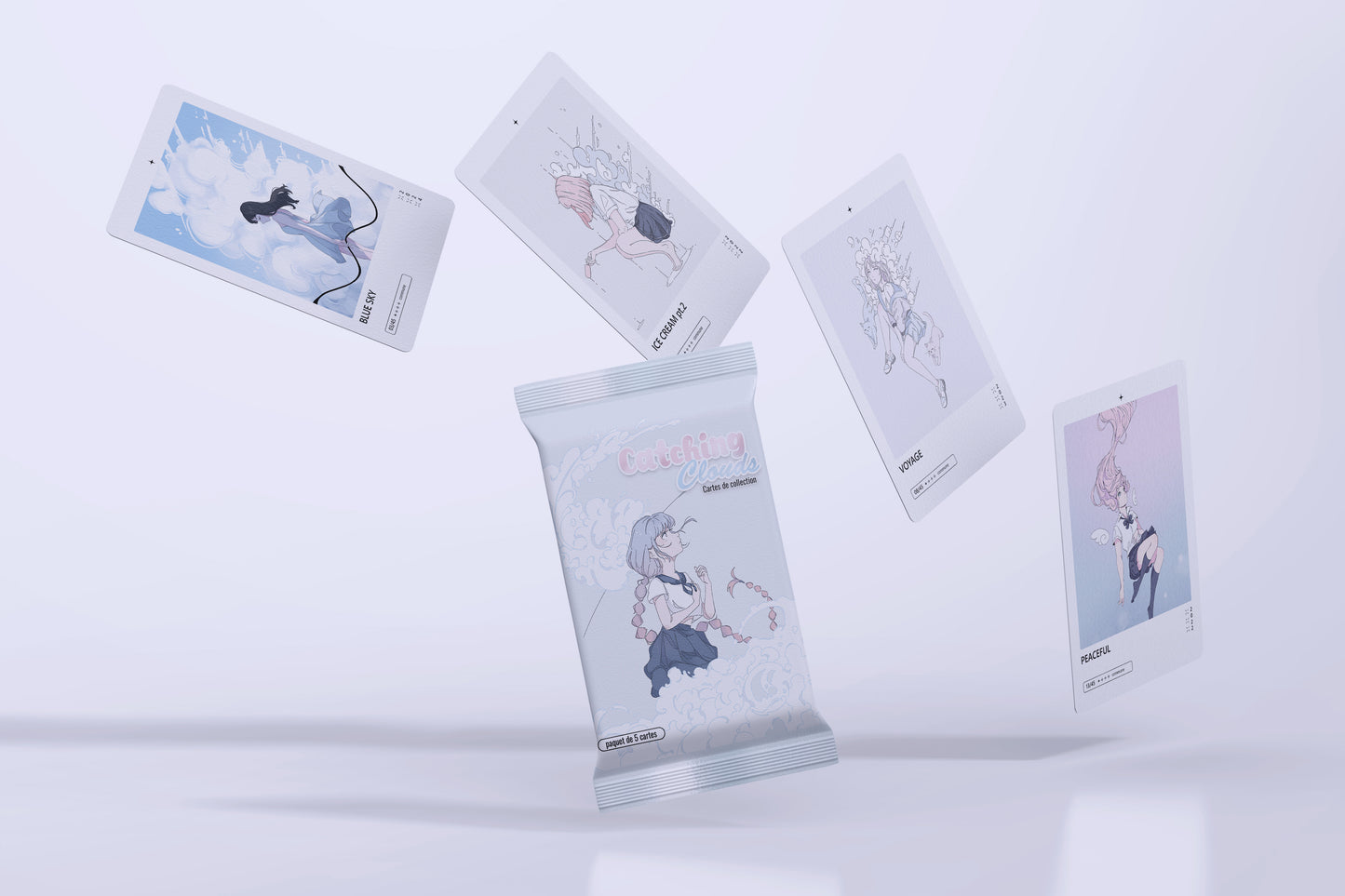 Booster 5 cartes Série "Catching Clouds"