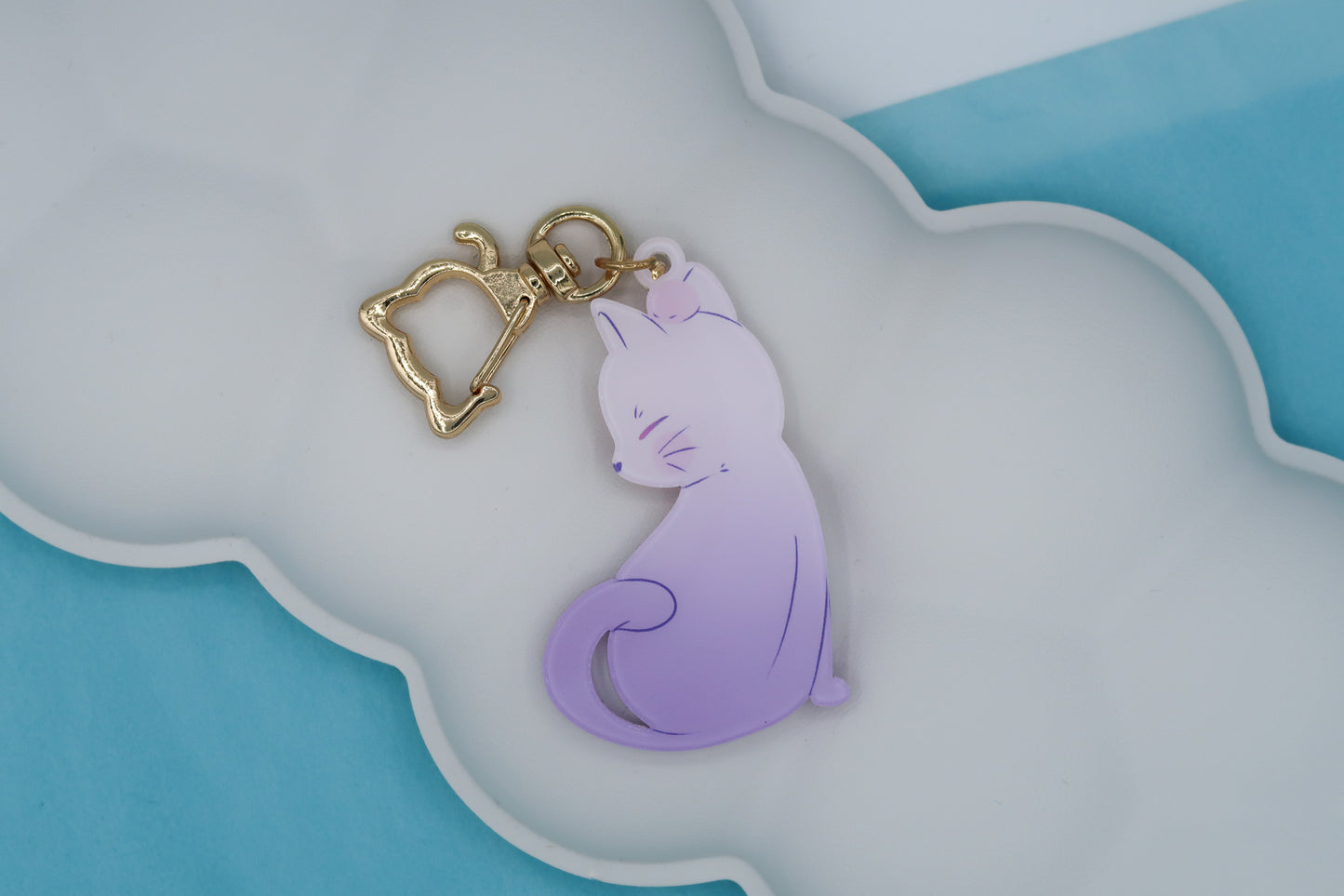 Cat's Back Keychain