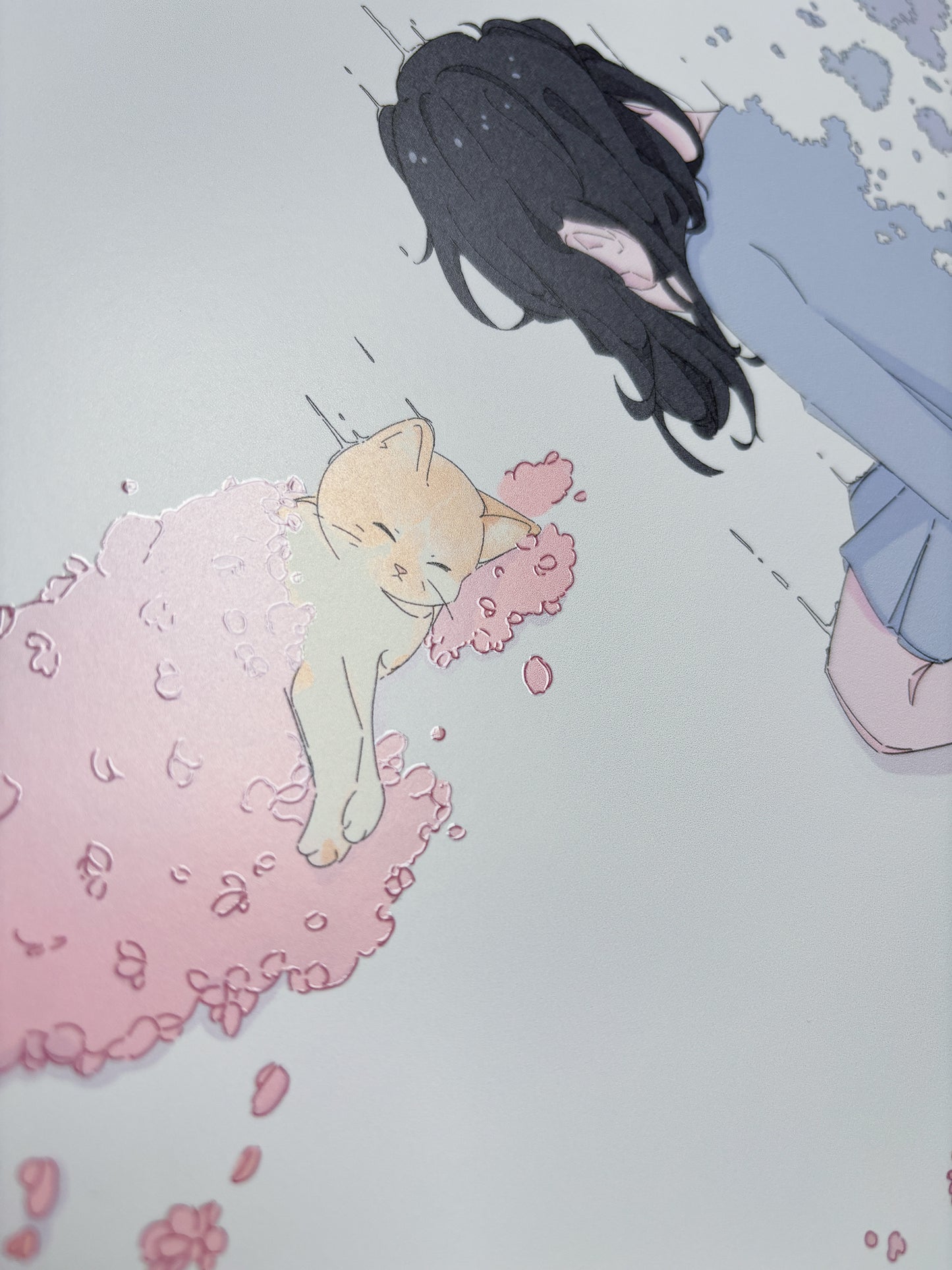 Print "Ibu" avec vernis sélectif