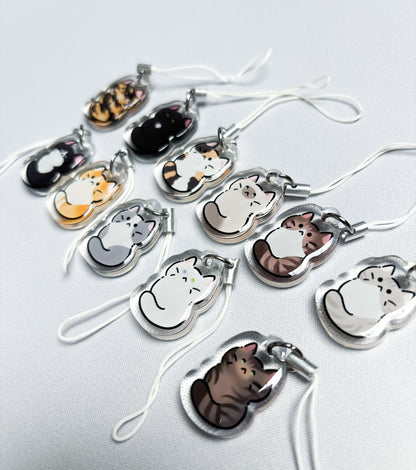 Cat phone strap gacha