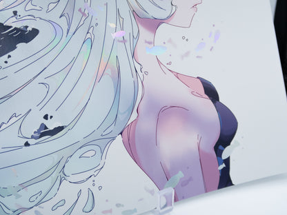 Print Premium Ile avec effets holographiques