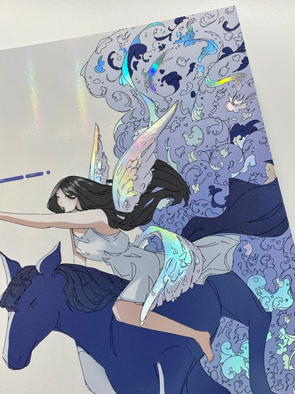 Print Premium "Year of the Horse 2026" avec effets holographiques