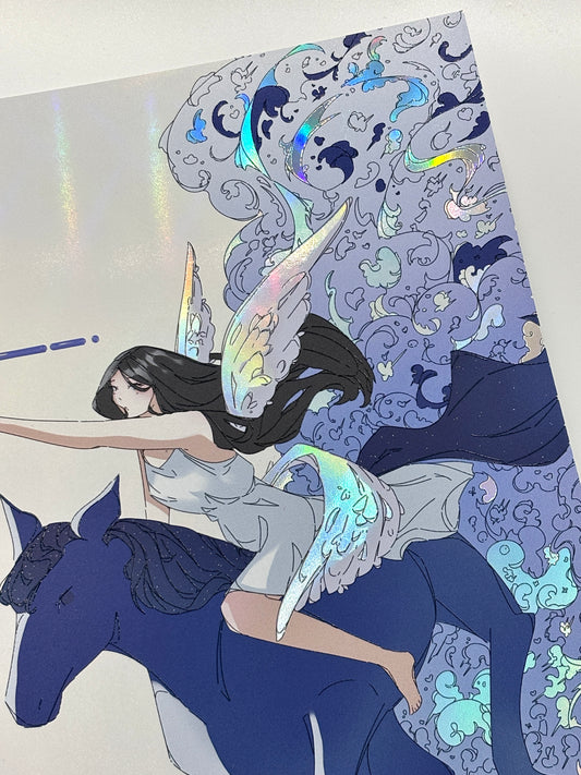 Print Premium "Year of the Horse 2026" avec effets holographiques