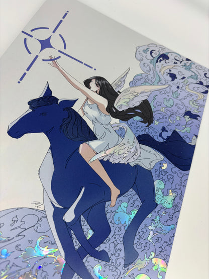 Print Premium "Year of the Horse 2026" avec effets holographiques